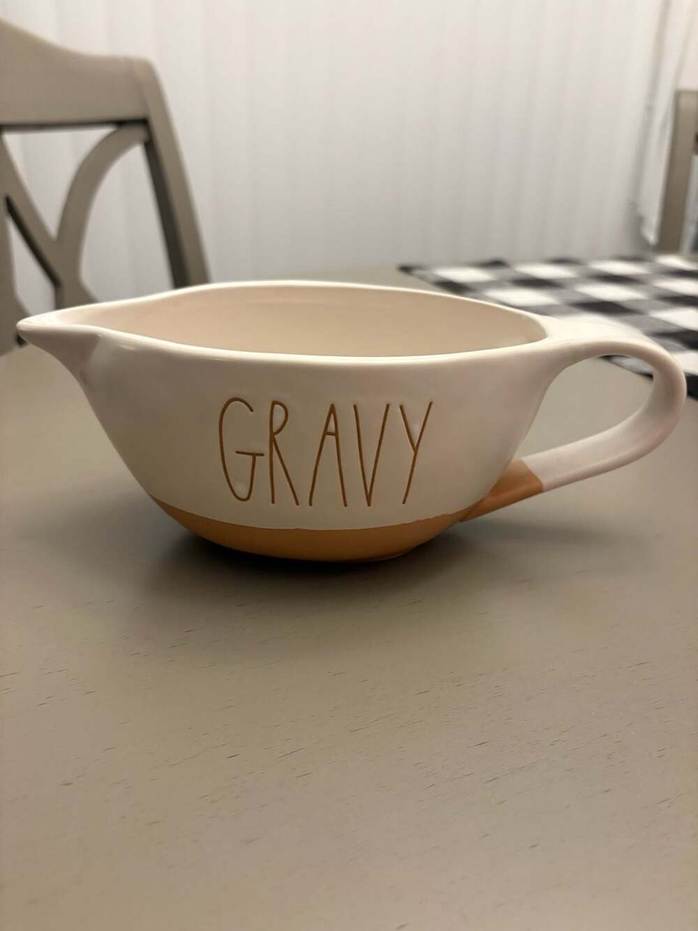 Rae Dunn Artisan Collection by Magenta GRAVY Boat Two-Tone